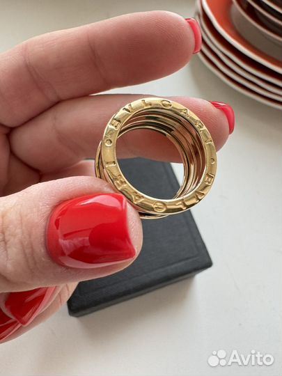 Кольцо bvlgari bzero 52