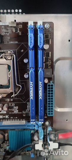 Комплект материнка, проц, память