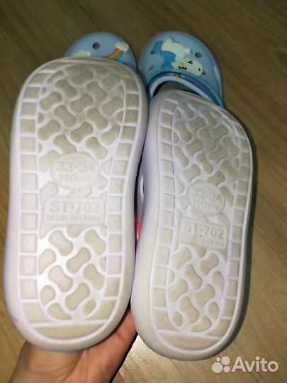 Тапочки сабо резиновые