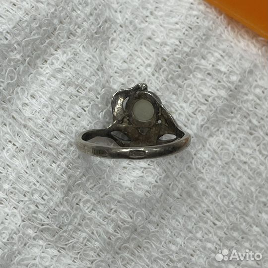 Серебряное кольцо 925 пробы СССР (Сзр)