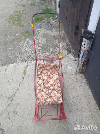 Детские зимние санки