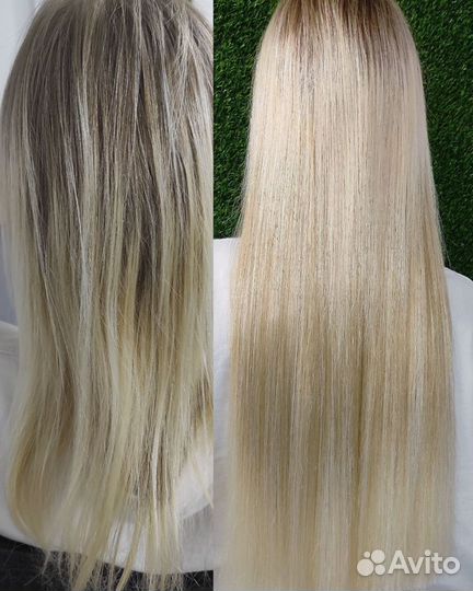 Наращивание волос / Натуральные /Биопротеиновые