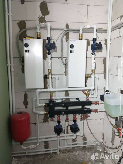 Замена и ремонт водопровода, отопления, канализаци