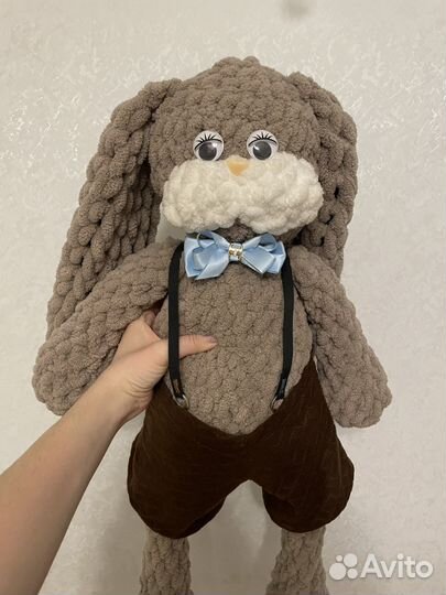 Игрушка ручной работы Заяц