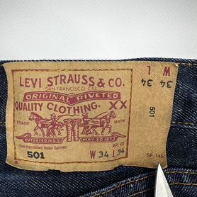 Винтажные джинсы levis 501 90x Оригинал 34/L