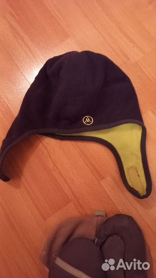 Шапка+ шлем lassie+ варежки Kerry