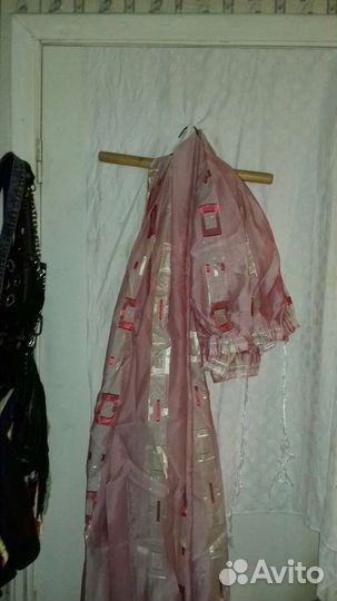 Шторы тюль новые 2 шт