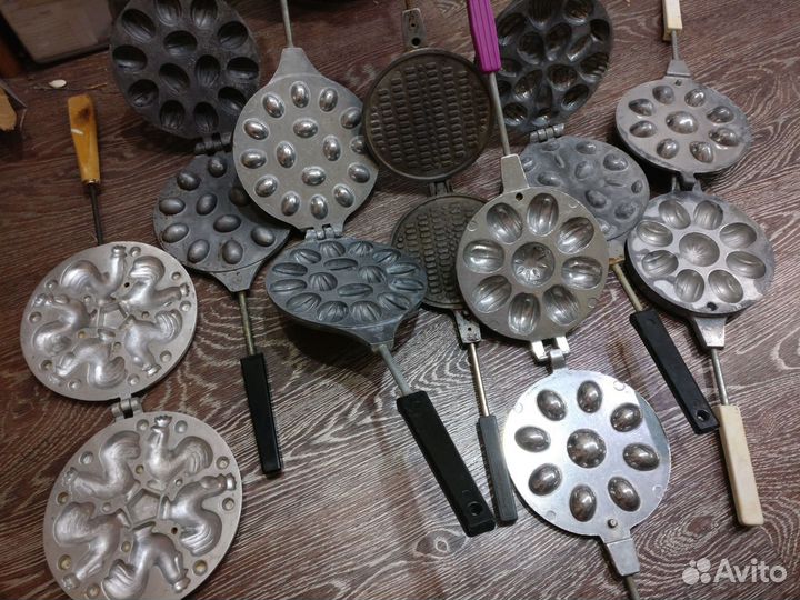 Форма для выпечки орешек и вафель СССР