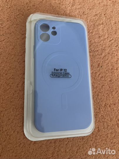 Новый чехол на iPhone 12 фиолетовый