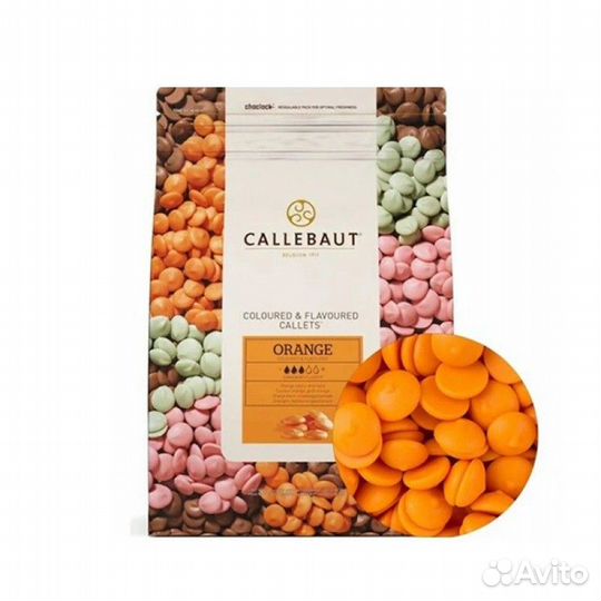 Callebaut Шоколад со вкусом апельсина, 100 г