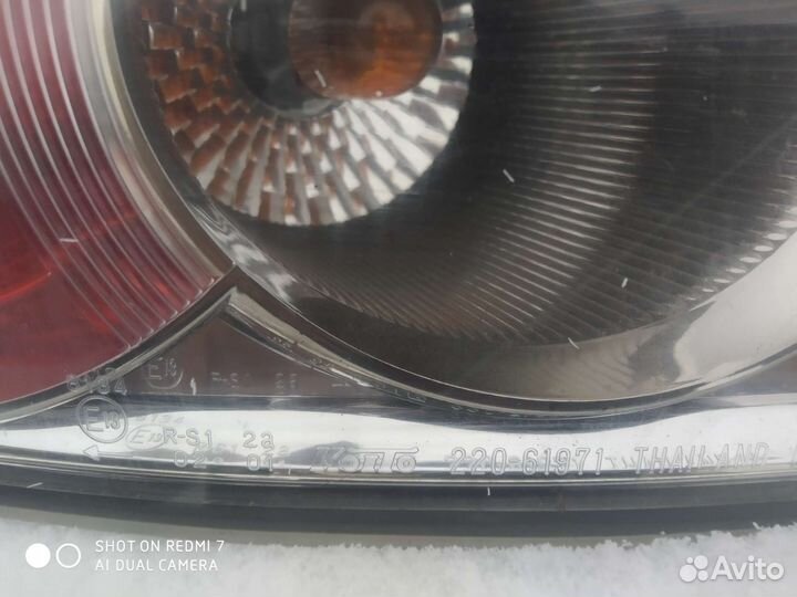 Задние Леви фонарь mazda 6 gg