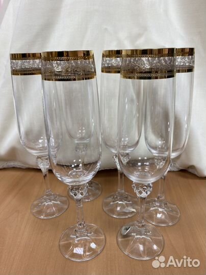 Бокалы для шампанского bohemia