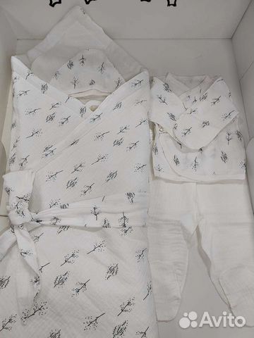 Муслиновый конверт на выписку