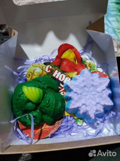 Мыло ручной работы на новый год