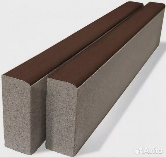 Бордюр тротуарный вибропрессованный 1000х200х80 мм
