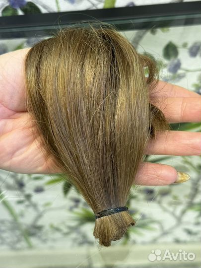 Волосы натуральные срез