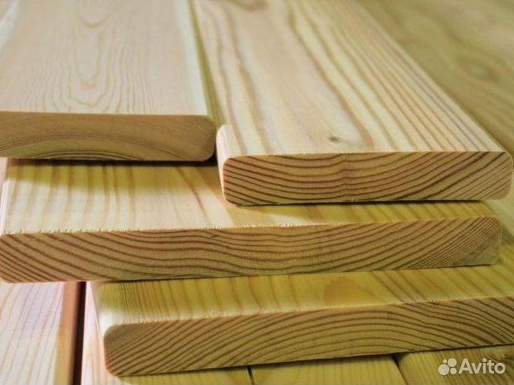 Планкен из лиственницы прямой / скошенный