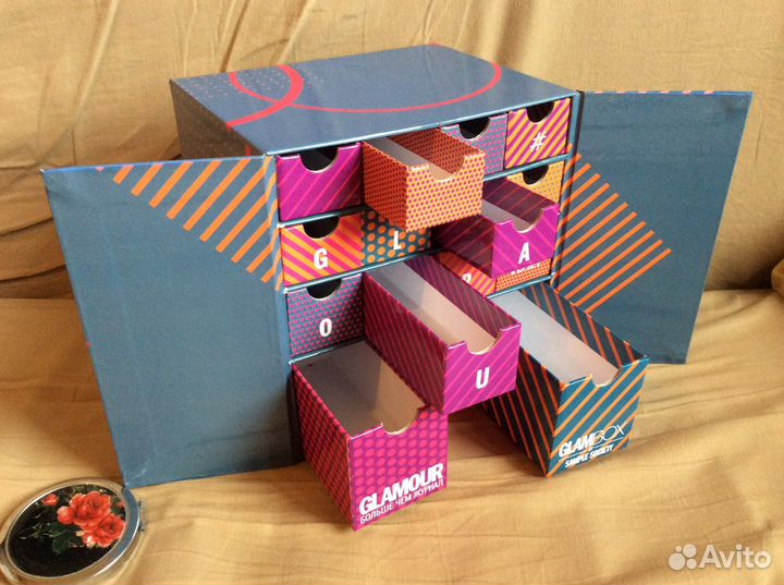 Коробка от адвент календаря Глэмбокс