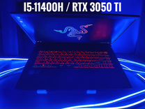 Ноутбук игровой MSI i5 / RTX 3050 Ti / комплект