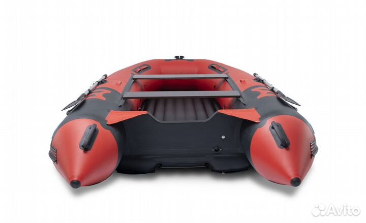 Лодка mishimo river JET400 под водомет красн./чёрн