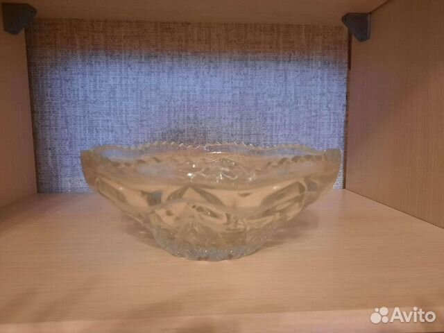 Хрустальная конфетница СССР