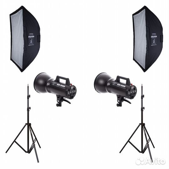 Комплект студийных вспышек Grifon GS 300 SB2 Kit