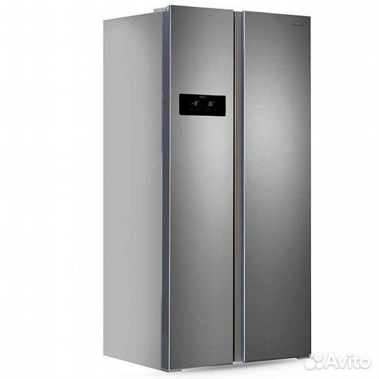 Холодильник ginzzu NFK-465 Steel