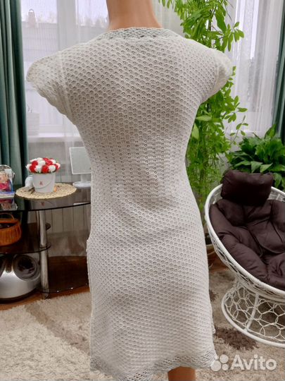 Платье вяз. крючком, р. 44-46 Видео