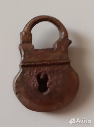 Замочек старинный. Медный. 19в