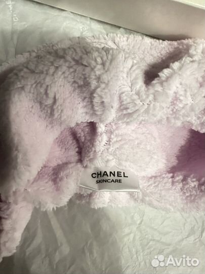 Махровая повязка на голову Chanel