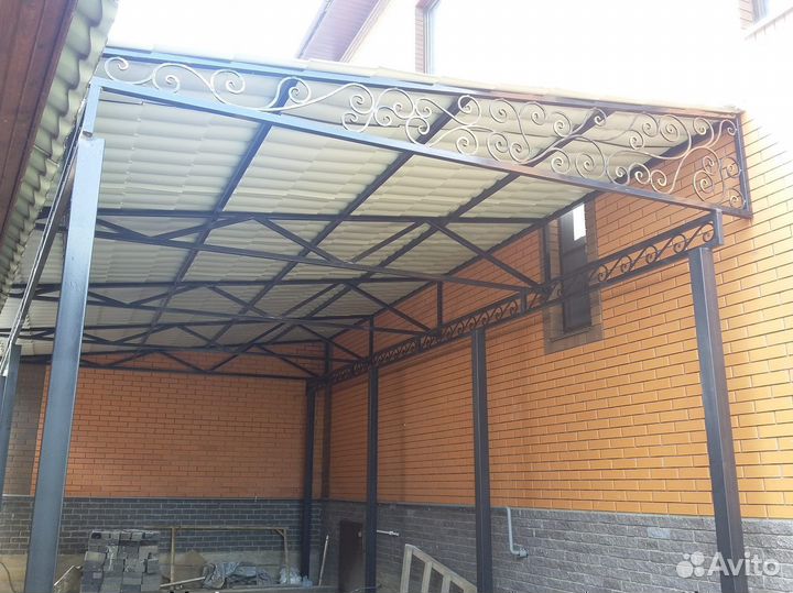 Навес/ Навес из поликарбоната