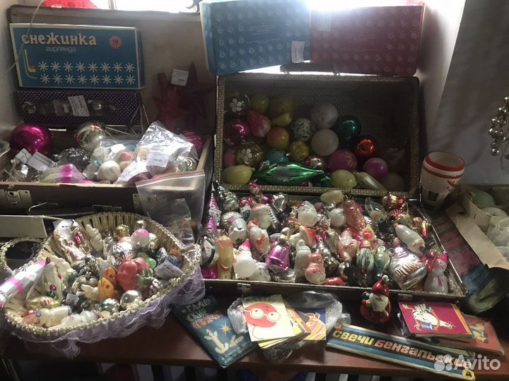 Елочные игрушки СССР