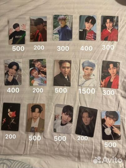 Карты kpop ateez есан/чонхо