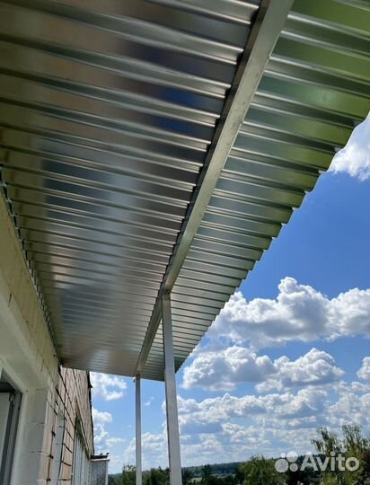 Крыша на балкон