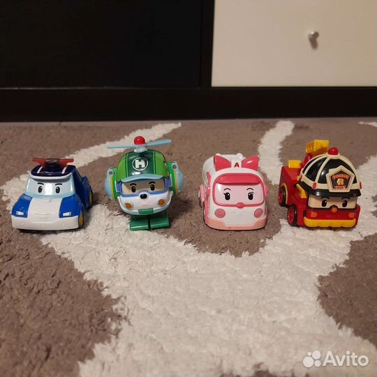 Робокар поли игрушка- трансформер, мини