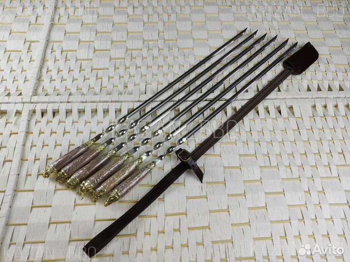 Шампуры на подарок в чехле