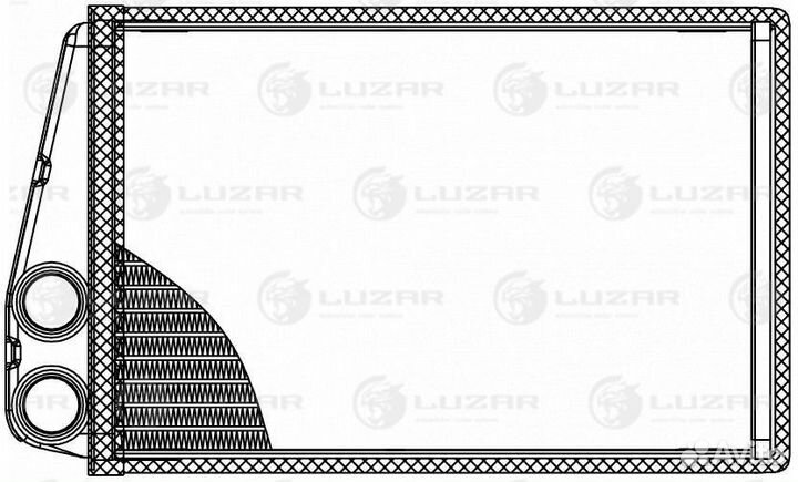 Радиатор отопителя Renault Megane II 02, Scenic II