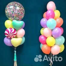 Воздушные шары с гелием, есть ночная доставка