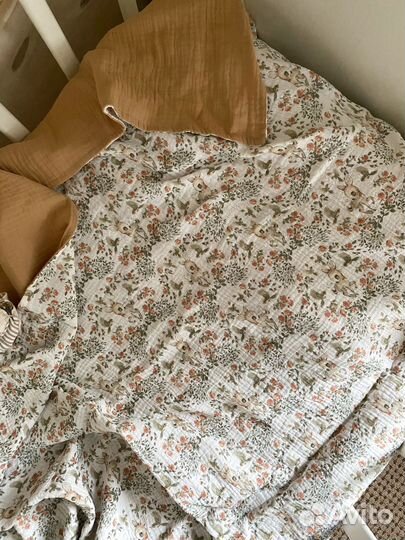 Муслиновый плед детский