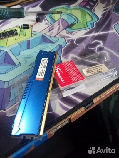 Оперативная память 8гб ddr 3 hyperX Fury 1600mhz