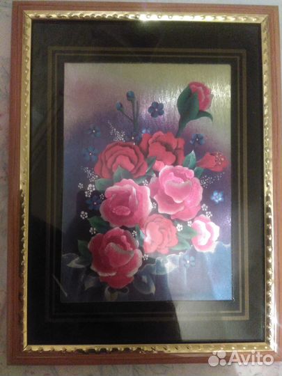 Картины небольшие в рамках под стеклом