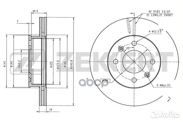 Диск торм. перед. Hyundai Getz (TB) 02- bs-5391