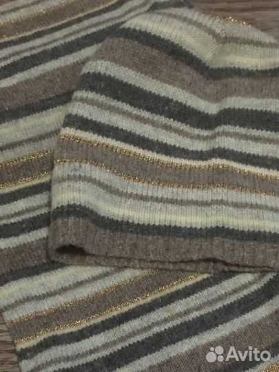 Шапка с шарфом женская