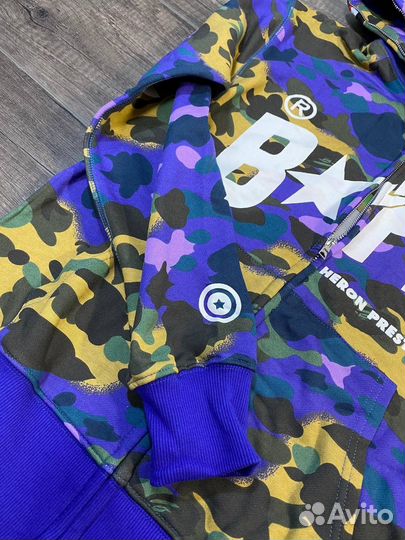 Зип худи Bape heron preston