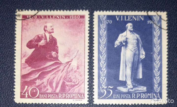 Филателия Ленин. Гдр,Монголия, Румыния,Мавритания