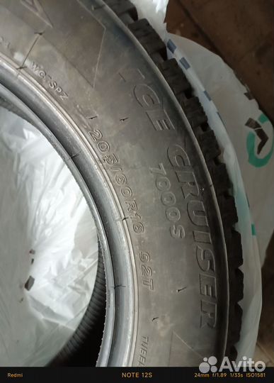 Bridgestone Ice Cruiser 7000S 205/60 R16