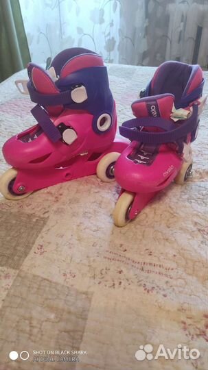 Роликовые коньки детские раздвижные
