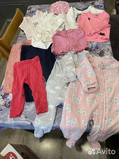 Пакет детских вещей 80-86