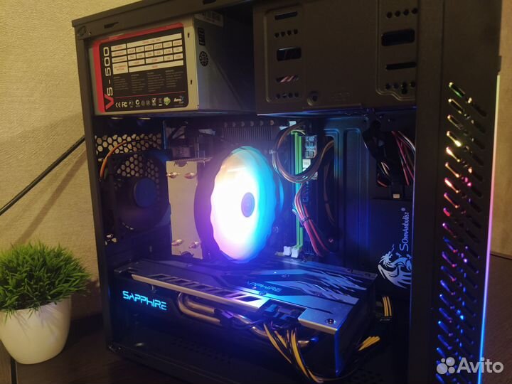 Игровой пк 8/16 ядер/16 озу/SSD 512/RX580