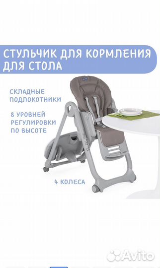 Стульчик для кормления chicco